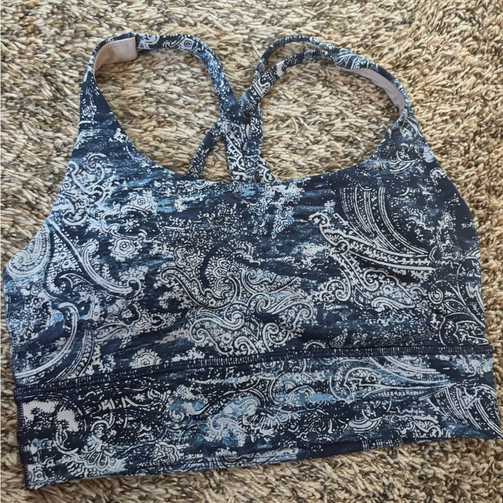 Lulu lemon sport bra with wide band